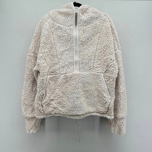 Prana Half Zip Pullover Jacket Womens Medium Polar Escape Dream Dust Fleece - Picture 1 of 8